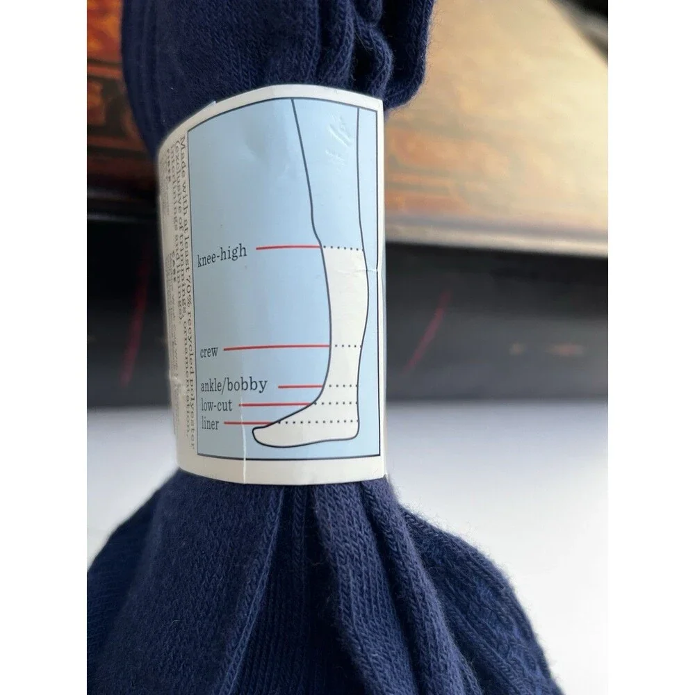Cat & Jack Navy Knee High Socks 2 Pair NWT Kids School Uniform Size 3-10